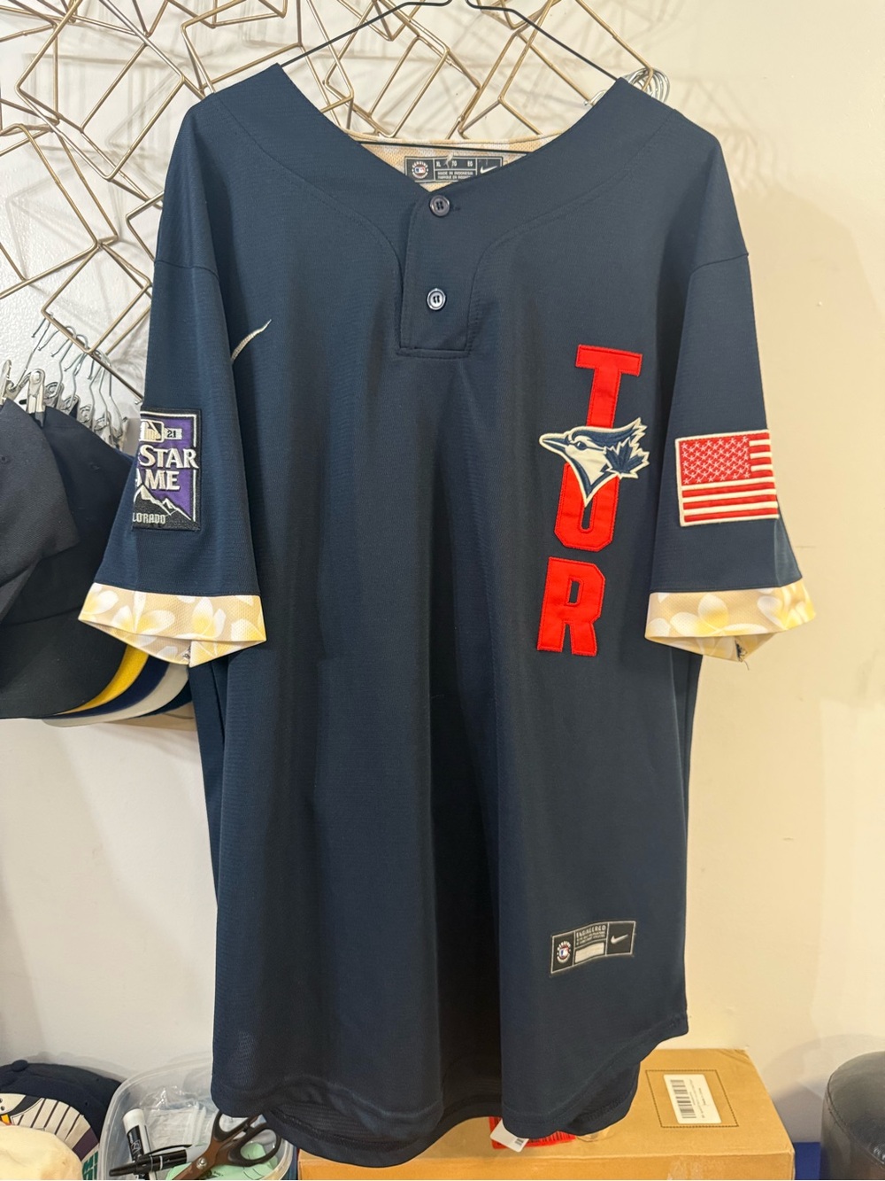 Men’s Nike Toronto Blue Jays Navy All-Star Baseball Jersey